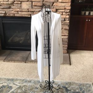 White long sleeve cardigan